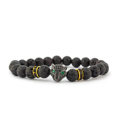 Pulsera de piedra volcánica - Los Angeles